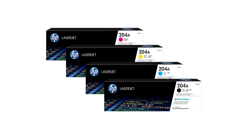 Các mã màu của hộp mực máy in HP 204A LaserJet