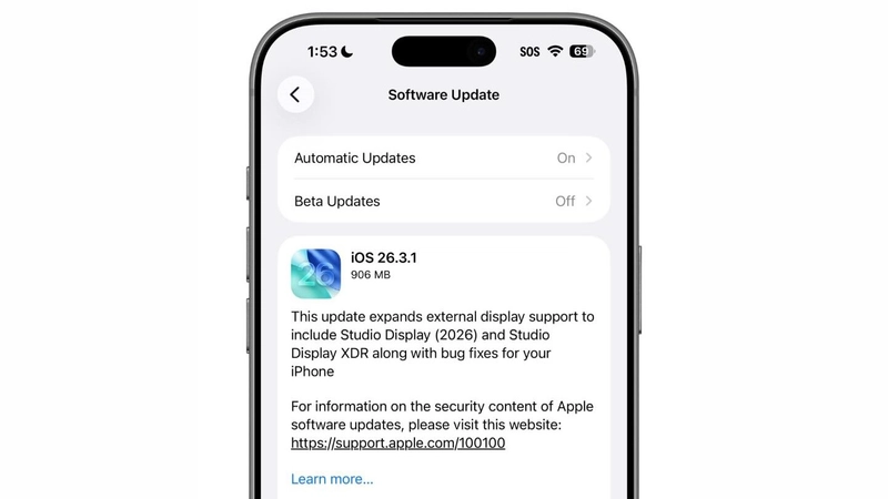 Đánh giá iOS 26.3.1 trải nghiệm thực tế và có nên nâng cấp