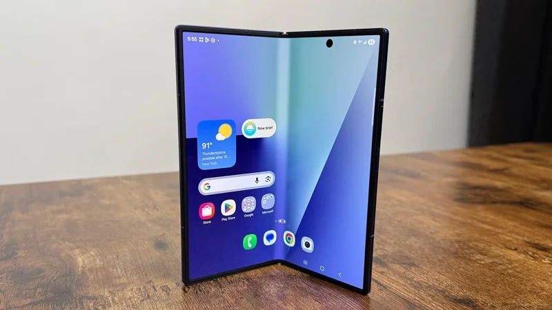 Galaxy Z Fold8 Wide lộ diện điện thoại gập siêu mỏng, sẵn sàng đối đầu Huawei