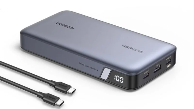 Ugreen sắp bán pin dự phòng P6 tích hợp dây sạc USB-C 