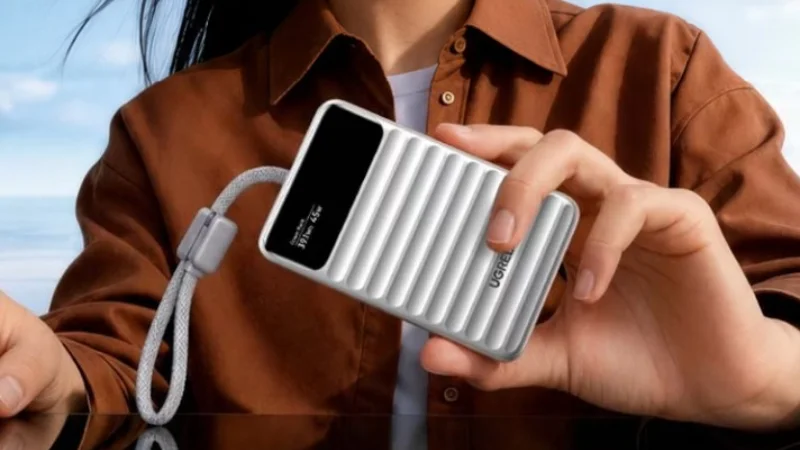 Ugreen sắp bán pin dự phòng P6 tích hợp dây sạc USB-C 