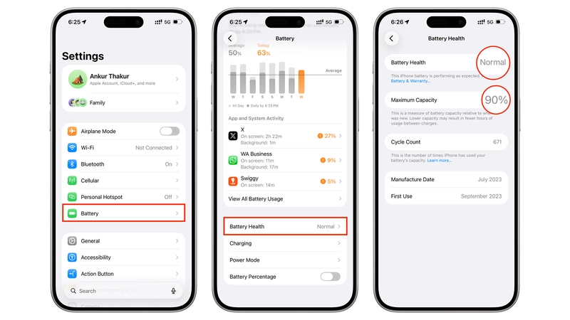 5 cách kiểm tra pin iPhone đã thay chưa chuẩn xác nhất
