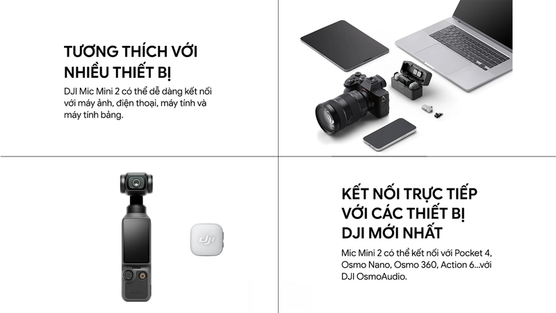 Kết nối không cần bộ thu rời