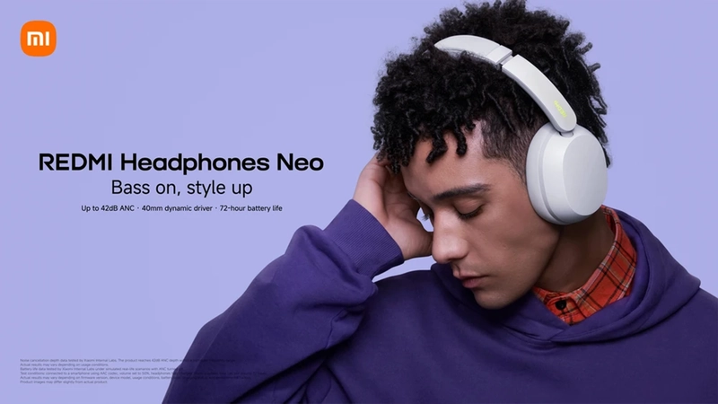 REDMI Headphones Neo: Tai nghe chụp tai đầu tiên của dòng Redmi
