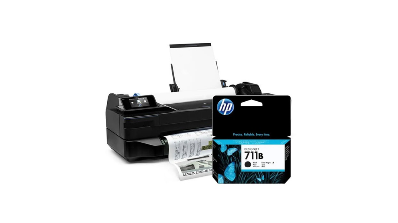 So sánh giữa mực HP 711B chính hãng và mực thay thế