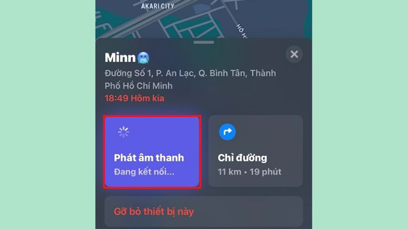 Dùng tính năng Phát âm thanh