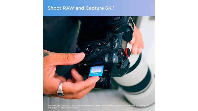 Hỗ trợ quay video 6K ổn định và mượt mà