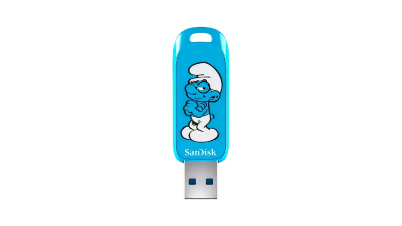 USB 3.2 Sandisk Brainy Smurf Edition Type-A SDCZIS 128GB 130MB s (SDCZIS-128G-G46)