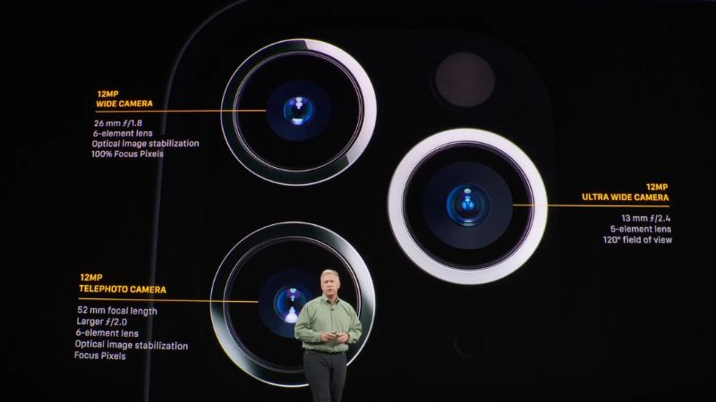 3 camera trên iPhone có tác dụng gì