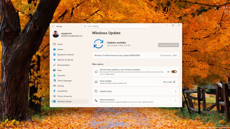 Sau khi cập nhật Windows 11 Insider Preview touchpad có thể bị đơ hoặc không hoạt động