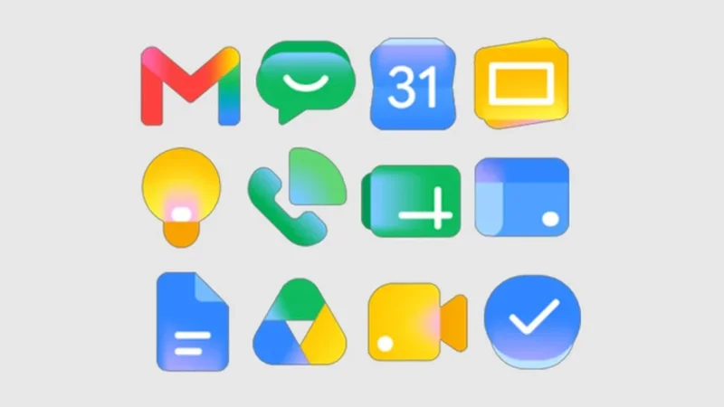 Google bộ biểu tượng chuyển màu