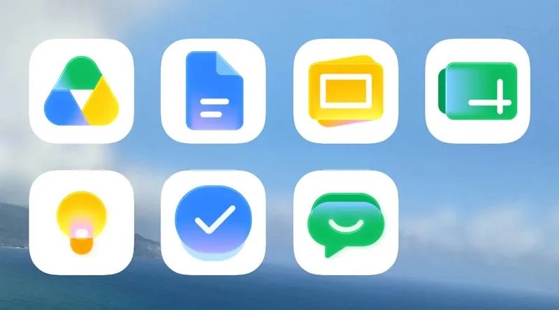 Google bộ biểu tượng chuyển màu