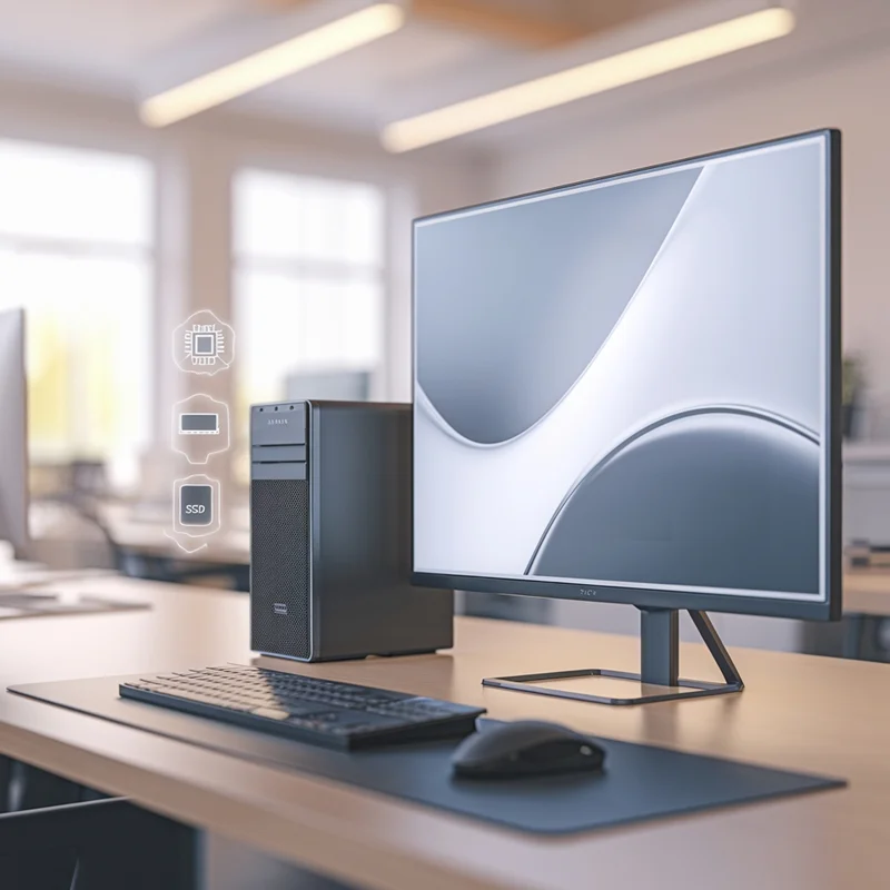 PC văn phòng có hàng rào bảo mật tối ưu