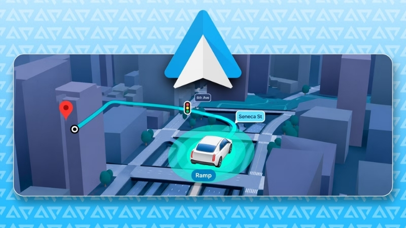 Google Maps 3D mô phỏng giao lộ trực quan kết hợp không gian giải trí Full HD và Dolby Atmos