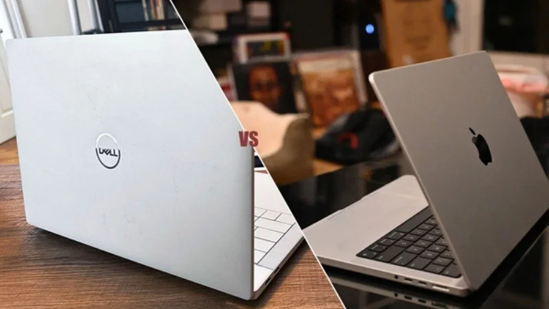 Màn hình hiển thị của MacBook khác biệt laptop Windows