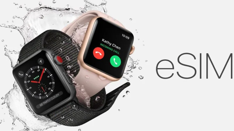 Một số dòng smartwatch cài được eSIM