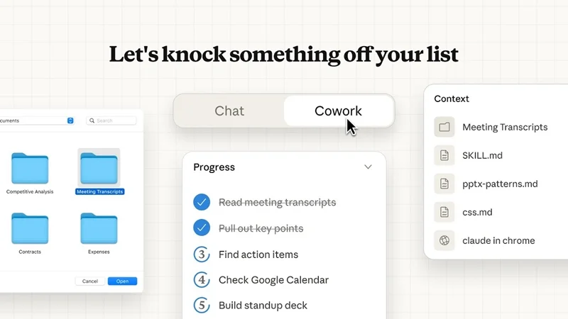 Claude Cowork chỉ được mở khóa giới hạn trên các gói dịch vụ trả phí