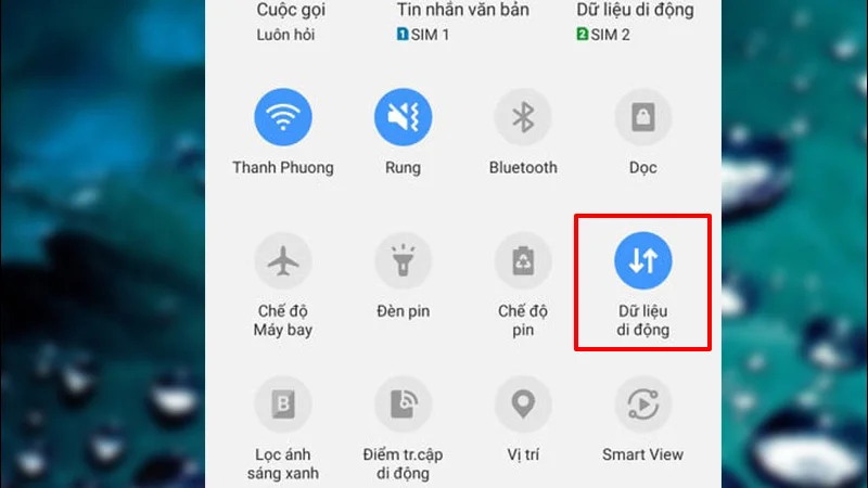 Cách kiểm tra mức sử dụng dữ liệu di động trên Android