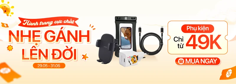 Chương trình của Minh Tuấn Mobile giảm giá phụ kiện, đồ gia dụng