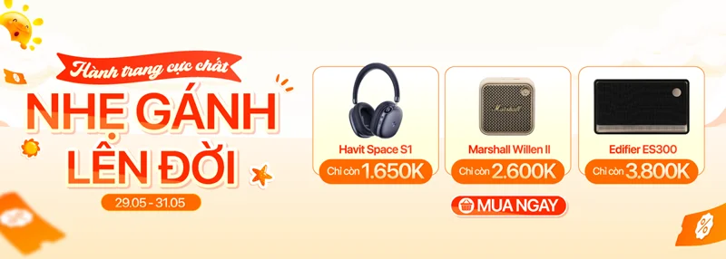 Chương trình của Minh Tuấn Mobile giảm giá tai nghe, thiết bị đeo và loa