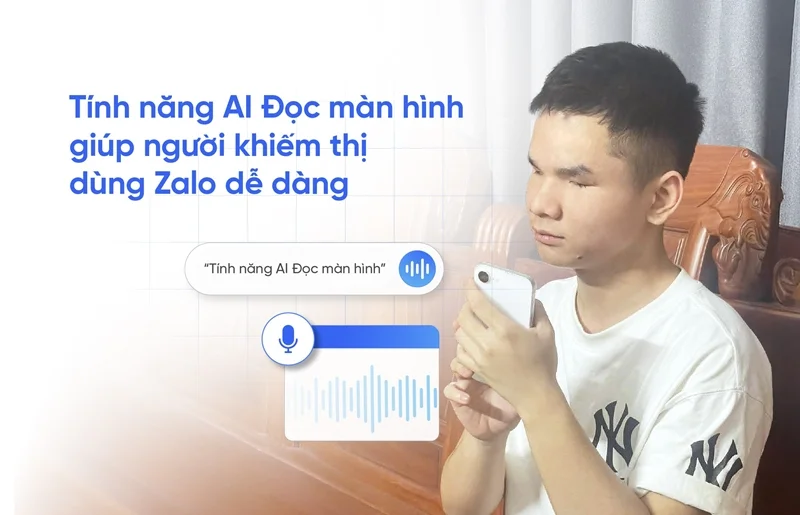 AI của Zalo hỗ trợ điều hướng và thao tác bằng giọng nói