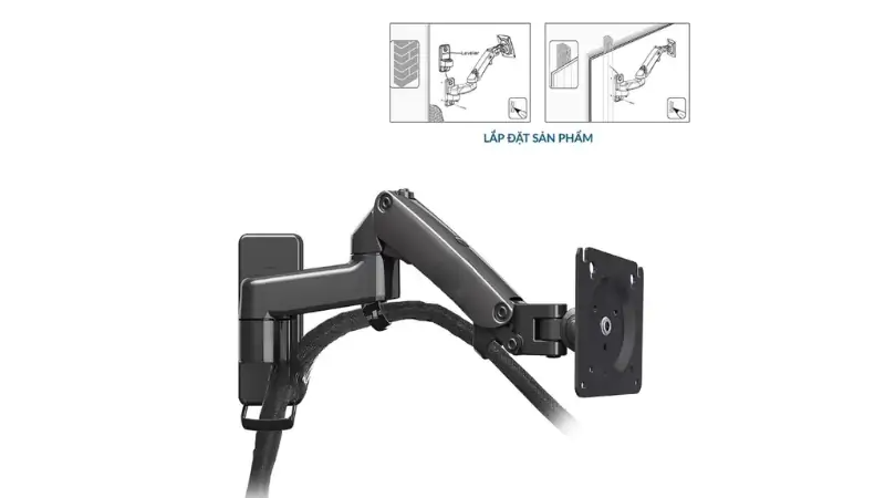 Lợi ích thực tế khi lắp đặt giá treo màn hình gắn tường