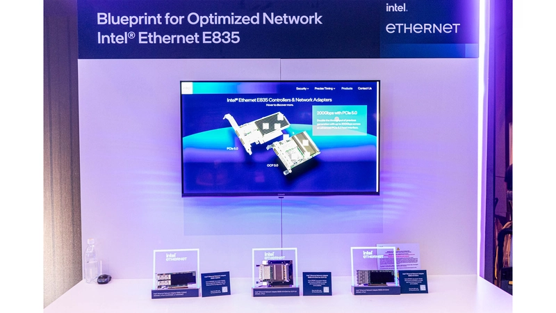 Intel giới thiệu card mạng Ethernet E835 tốc độ 200Gbps