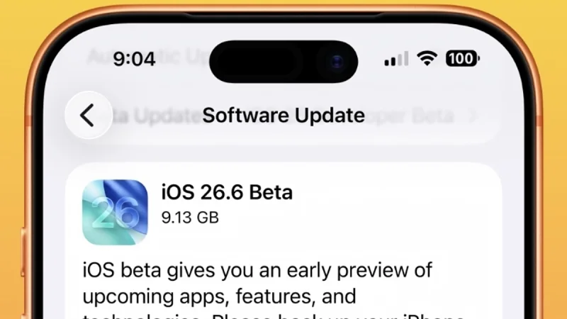 iOS 26.6 Beta 1 tiếp tục là bước tối ưu hóa từ Apple để hoàn thiện iOS 26