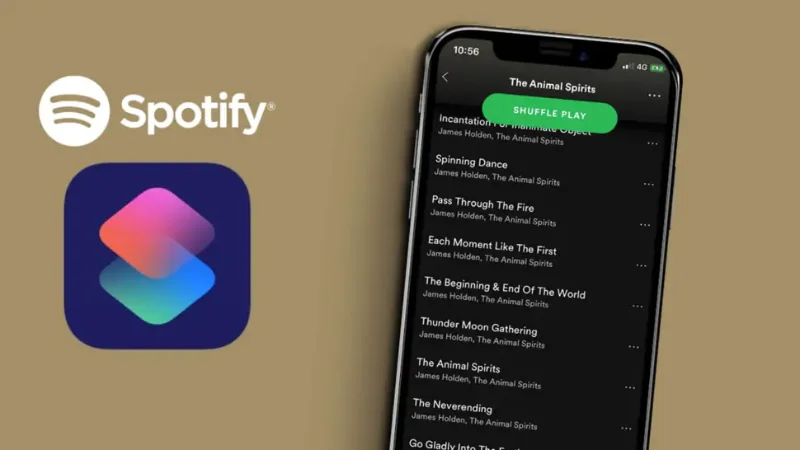 Chạm mặt lưng iPhone để tự động phát nhạc Spotify