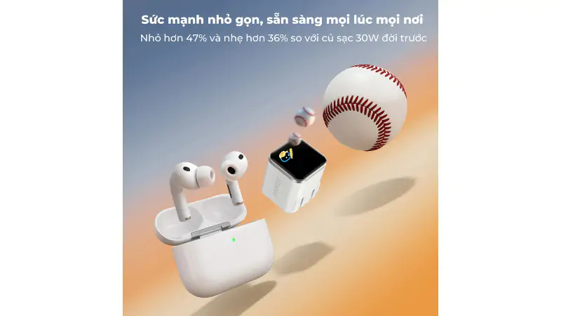Cốc sạc nhanh Anker 45W Type-C PD Nano A121D