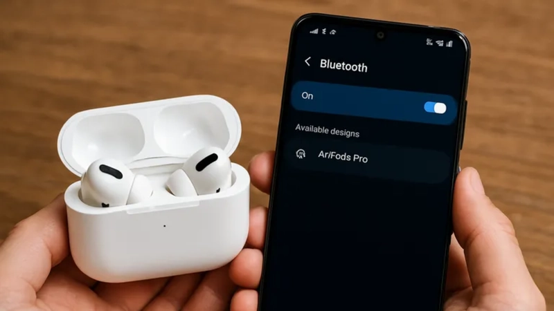 Cách kiểm tra pin AirPods trên điện thoại Android