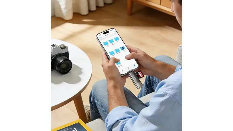Hỗ trợ OTG, làm việc trực tiếp trên điện thoại và máy tính bảng