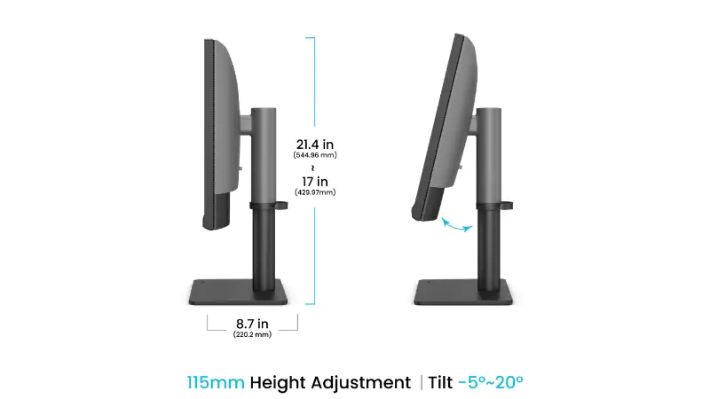 Kết nối USB-C tiện lợi, tối ưu góc làm việc