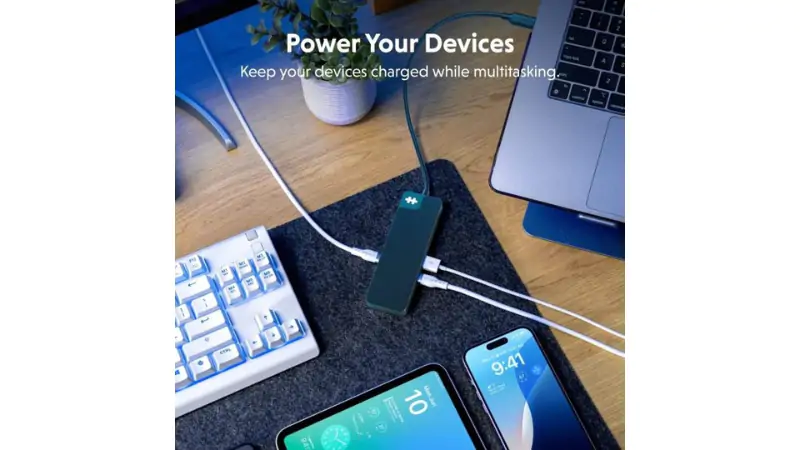 Hub chuyển đổi Type-C HyperDrive Flex 8 in 1 HD4102
