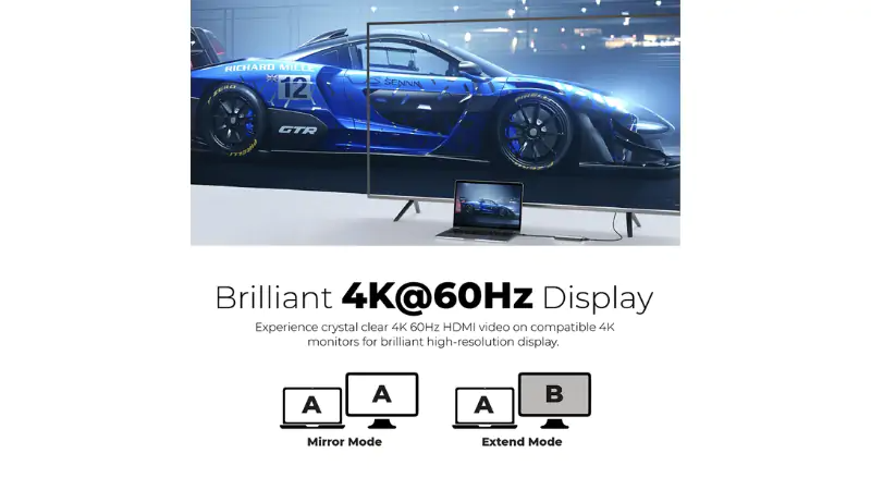 Trải nghiệm hình ảnh 4K 60Hz sắc nét