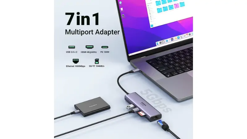 Hệ thống cổng kết nối 7 trong 1