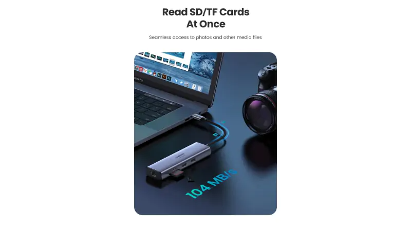 Đầu đọc thẻ SD và TF tiện lợi