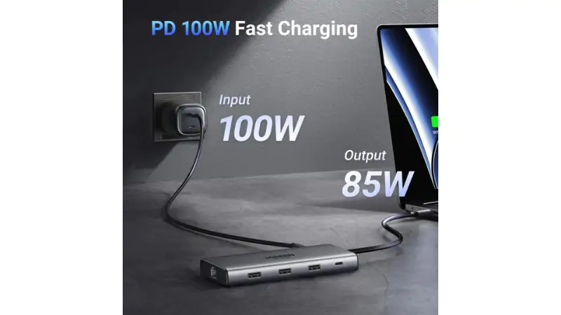 Sạc nhanh với USB-C Power Delivery 100W
