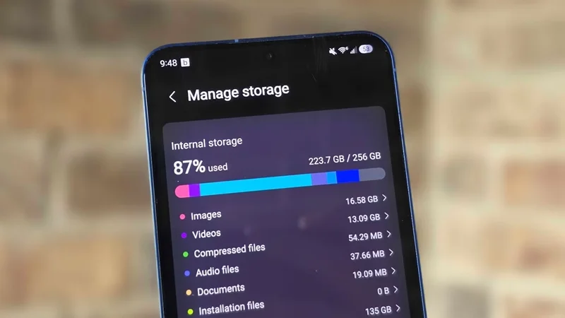 Vì sao điện thoại Samsung nhanh đầy bộ nhớ?