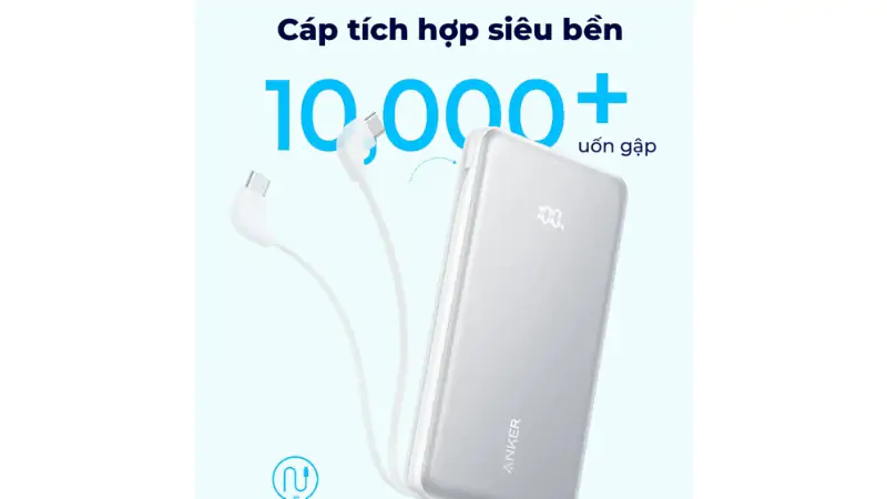 Độ bền của cáp sạc tích hợp