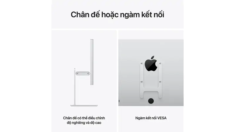 Sự linh hoạt của ngàm VESA trong thiết lập chuyên nghiệp