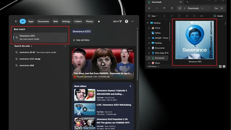 Windows 11 Search được nâng cấp khả năng tìm kiếm thông minh
