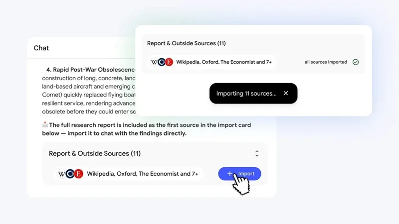 NotebookLM giờ đây có thể tự tìm nguồn tài liệu