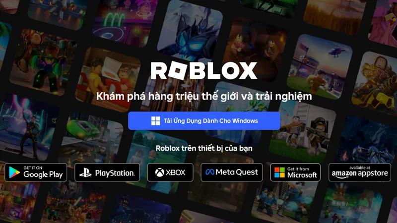 Tải và chơi trực tiếp Roblox trên trình duyệt Web