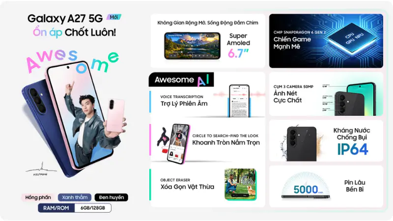 Samsung Galaxy A27 5G 6GB 128GB