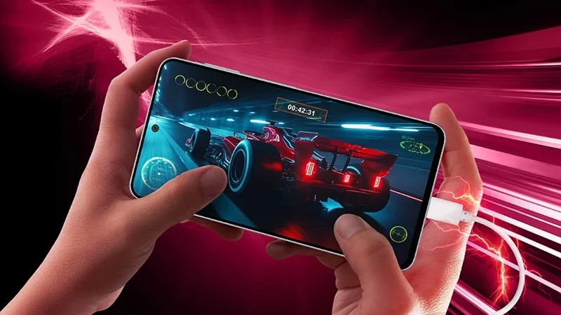 Sạc nhanh 45W cùng công nghệ Bypass Charging bảo vệ tuổi thọ pin