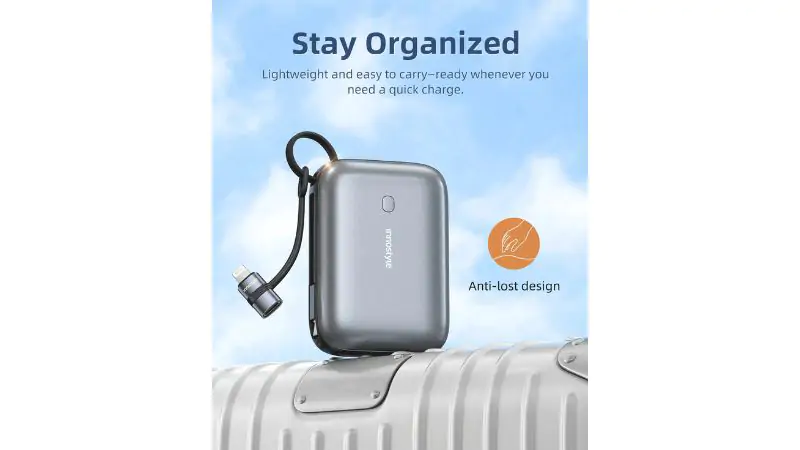 Cổng chuyển OTG Innostyle FlexiLInk Lightning to USB-C Female Silicone Tape ST-540GY