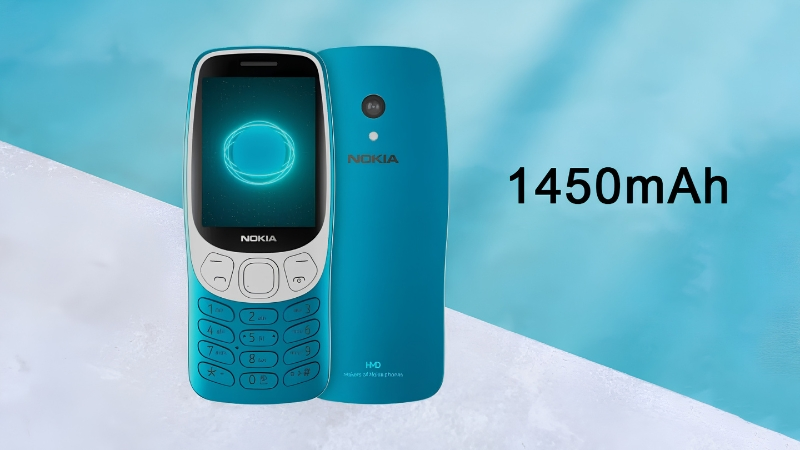 Dung lượng 1450 mAh ấn tượng của dòng Nokia 4G