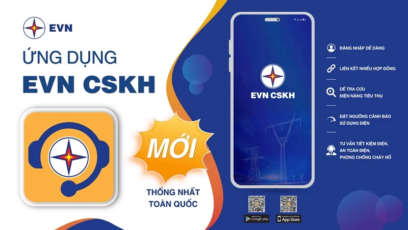 Những tính năng nổi bật của ứng dụng EVN CSKH