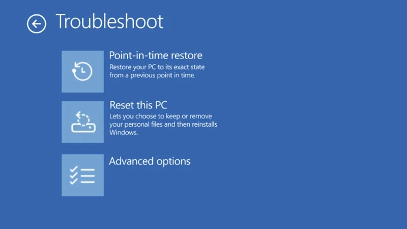 Point-in-time Restore Windows 11 là gì?